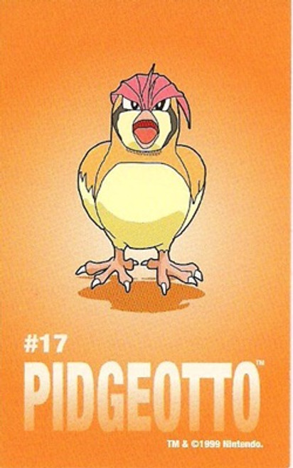Pokemon Pidgeotto Sticker Card Sandylion 5413017