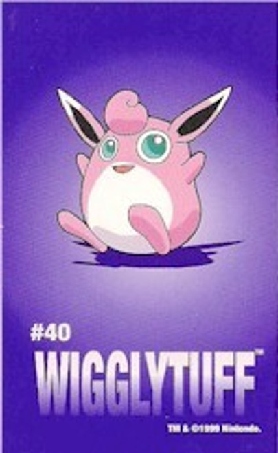 Pokemon Wigglytuff Sticker Card Sandylion 5413040