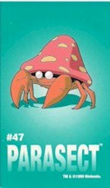Pokemon Parasect Sticker Card Sandylion 5413047