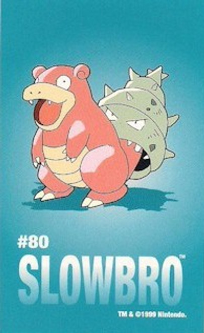 Pokemon Slowbro Sticker Card Sandylion 5413080