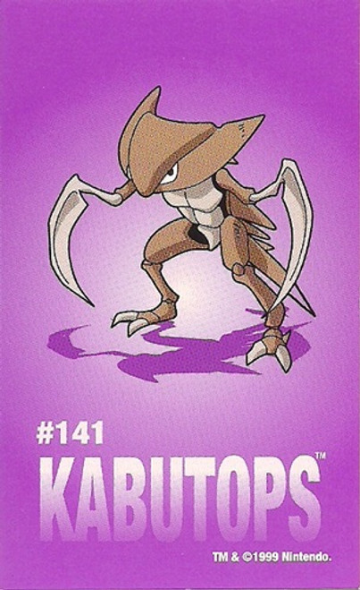 Pokemon Kabutops Sticker Card Sandylion 5413141