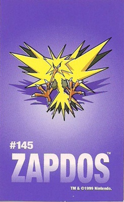 Pokemon small sticker Zapdos