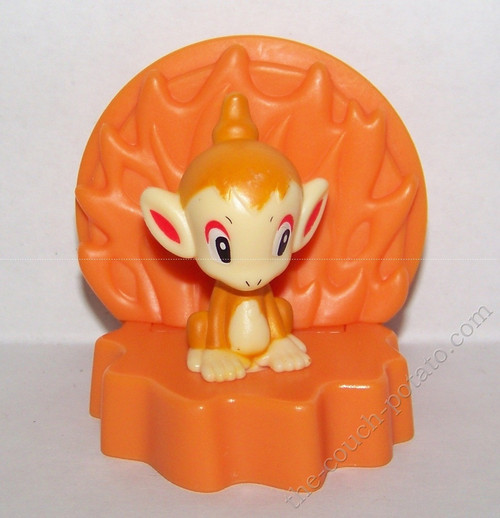 Pokemon Chimchar Burger King meal toy card holder