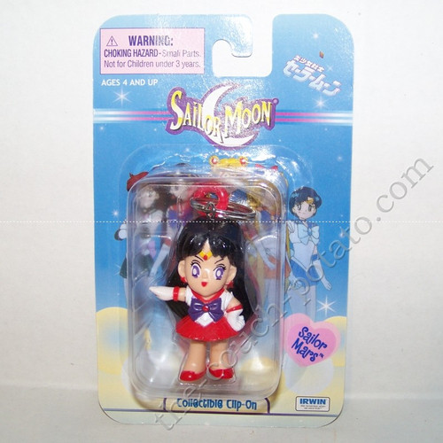 Sailor Moon Sailor Mars Keychain Clip-on Irwin Chibi