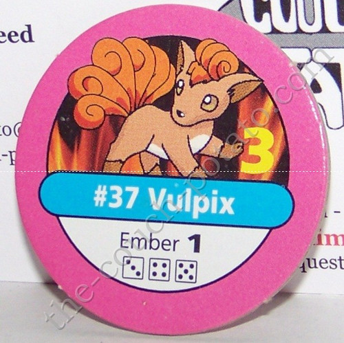 Pokemon Vulpix Master Trainers Chip Pog Nintendo