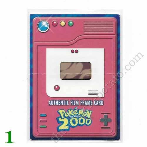 Topps Pokemon the Movie 2000/ タイトルロゴフィルム Pokemon TOPPS 2000 the movie - Complete sticker set 10/10