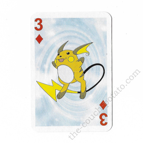 Pokemon Raichu Mini Playing Card Nintendo