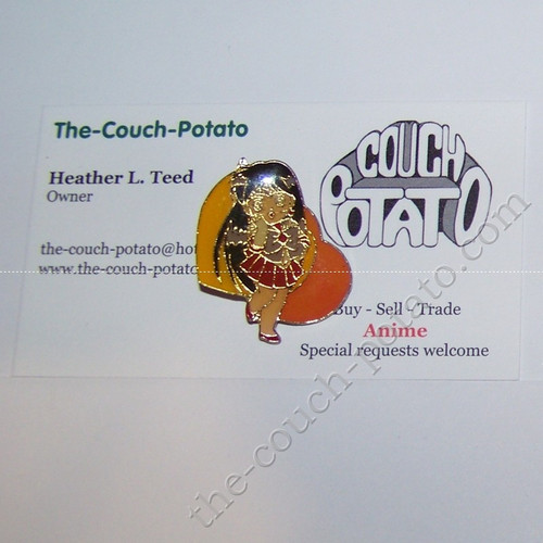 Sailor Moon Sailor Mars double heart Pin