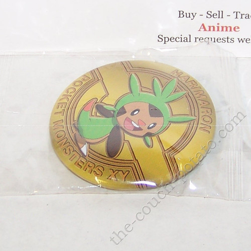 Pokemon Chespin Button Clip