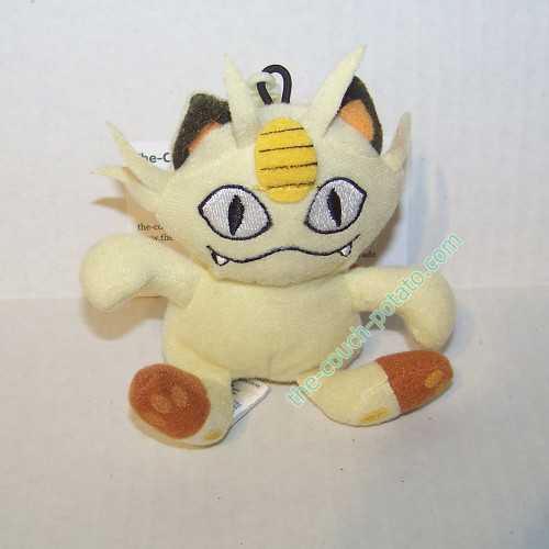 Pokemon Meowth Quick-Change Reversible Pokeball Mini Hasbro Plush
