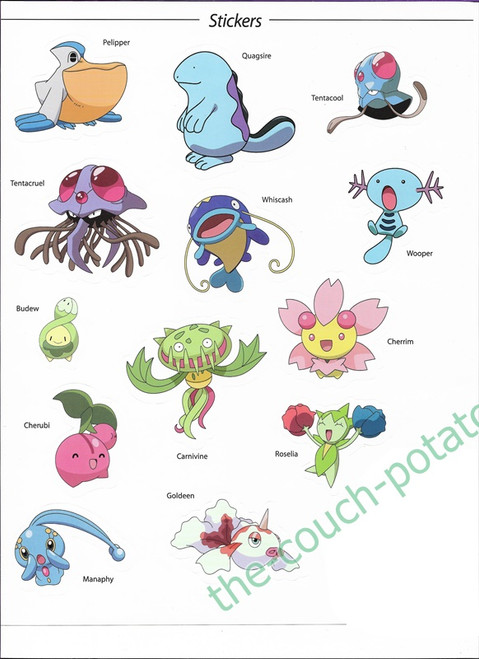 Pokemon DP Stickers