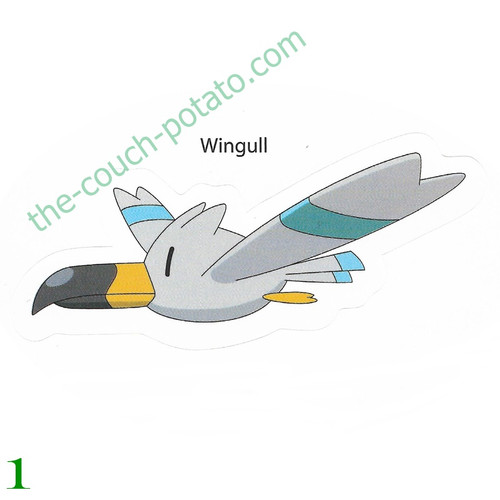 Wingull Sticker Pokemon Diamond Pearl Stickers Wingull Pelipper Crobat Silcoon Cascoon ...