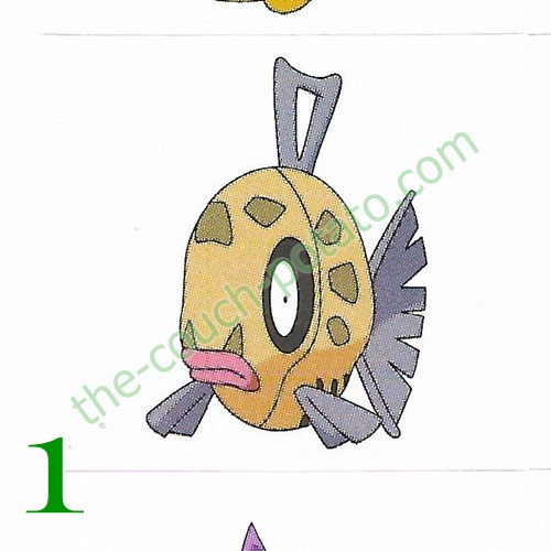 Pokemon DP Stickers Feebas