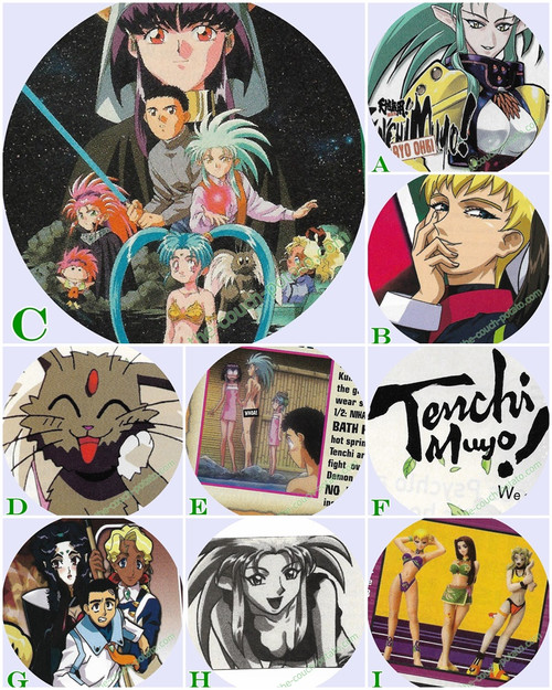 Tenchi Muyo - Custom Buttons & Key Chains Tenchi Muyo - Custom Buttons & Key Chains