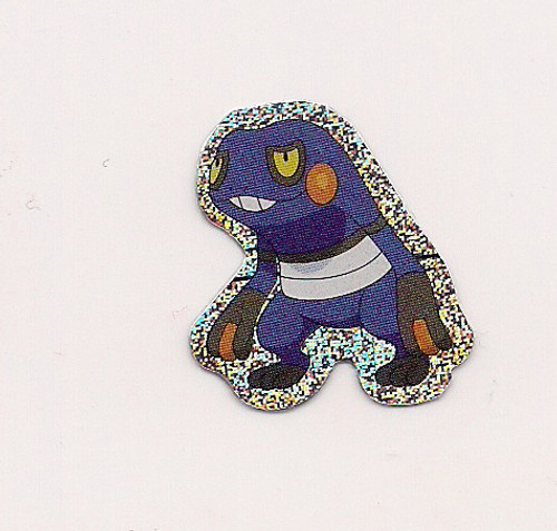 Pokemon Croagunk small foil sticker