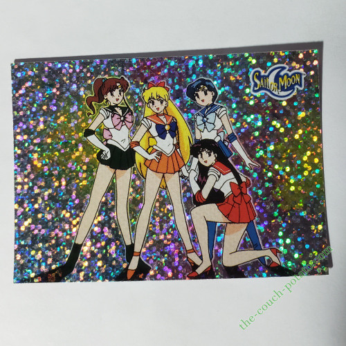 Sailor Moon Prismatic Trading Cards Dart 47 Sailor Scouts, Sailor Mars, Sailor Jupiter, Sailor Venus, Sailor Mercury