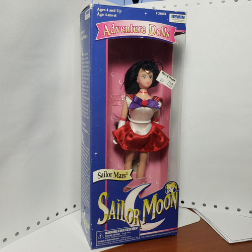 Sailor Moon Sailor Mars 6 inch Poseable Doll Irwin Bandai 1995