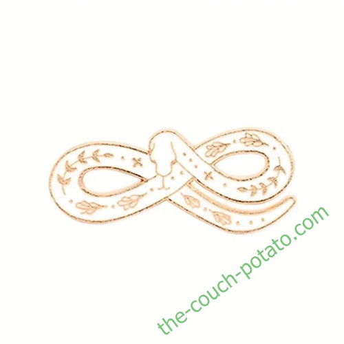White Snake Pin