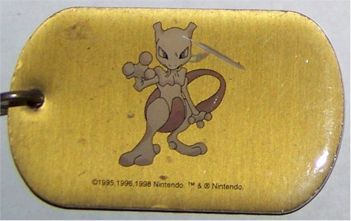 Pokemon Mewtwo Dogtag necklace Pokemon Mewtwo Dogtag necklace