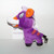 Neopets Moehog purple plush stuffed toy
