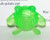 Pokemon Poliwhirl Clear Green Mini Model Figure