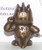 Pokemon Machop Brass Metal Figure Bandai