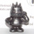 Pokemon Machop Gunmetal Metal Figure Bandai