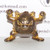 Pokemon Mankey Gold Metal Figure Bandai