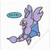 Pokemon Gligar Pan Sticker Deco Chara Seals
