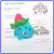 Pokemon Ivysaur keychain Basic Fun 6166002