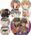 Fushigi Yugi - Custom Buttons & Key Chains made by the-couch-potato