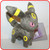 Pokemon Umbreon Plush Keychain Pokemon Center I Love Eevee