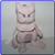 Pokemon Mewtwo Hasbro Beanie Plush