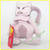 Pokemon Mewtwo Hasbro Beanie Plush