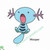 Pokemon DP Stickers Wooper Sticker,