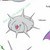 Pokemon DP Stickers Silcoon Sticker, Pokemon DP Stickers Silcoon Sticker,