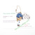 Kuroko's Basketball Aomine Mascot Swing Charm