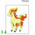 Pokemon DP Stickers Ponyta