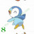 Pokemon DP Stickers Piplup Pokemon DP Stickers Piplup