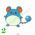 Pokemon DP Stickers Marill
