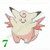 Pokemon DP Stickers Clefable