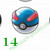 Pokemon GS Stickers Greatball
