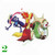 Pokemon Kalos Stickers Chesnaught Delphox Greninja

