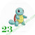 Pokemon Kalos Stickers Squirtle
