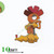 Pokemon Kanto to Kalos Stickers Scrafty
