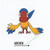 Pokemon Kanto to Kalos Stickers Archen
