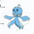 Pokemon Kanto to Kalos Stickers Frillish (male form)
