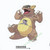 Pokemon Kanto to Kalos Stickers Kangaskhan
 Pokemon Kanto to Kalos Stickers Kangaskhan