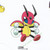 Pokemon Kanto to Kalos Stickers Ledian
