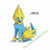 Pokemon Regional Pass Sticker Manectric
